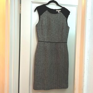 JCrew tweed knee length sleeveless dress - hardly worn